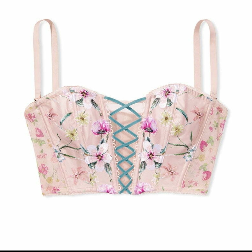 Victorias Secret Spring Bouquet Corset Top - Picture 7 of 7
